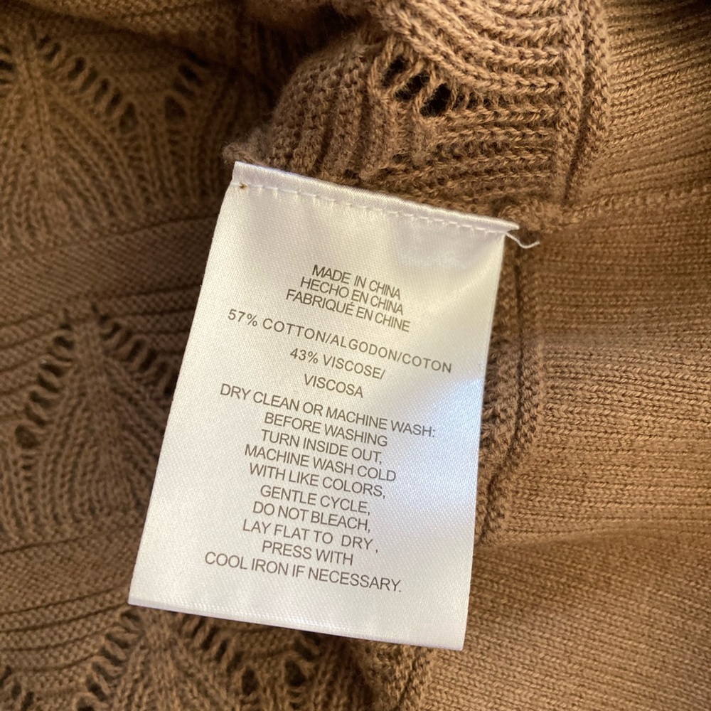 Jones New York | NWT Women’s Dolman Sleeve Pointelle Pullover Sweater Blouse - Picture 7 of 8